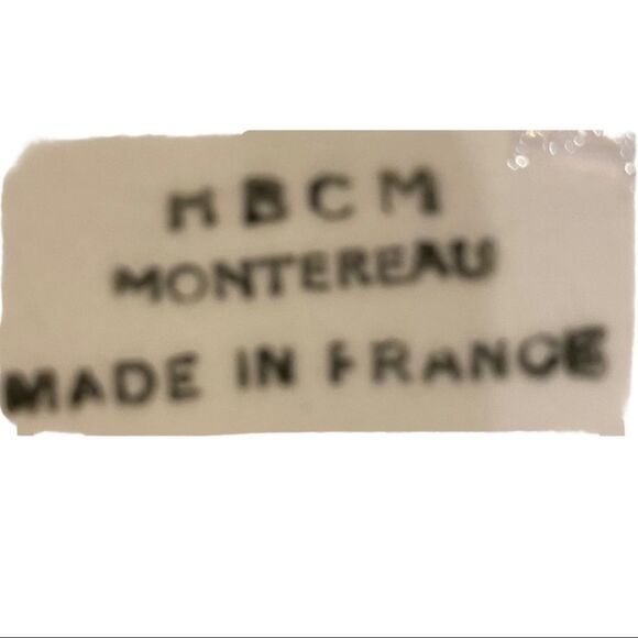 Creil et Montereau HBCM Vintage France Plate - Picture 6 of 6